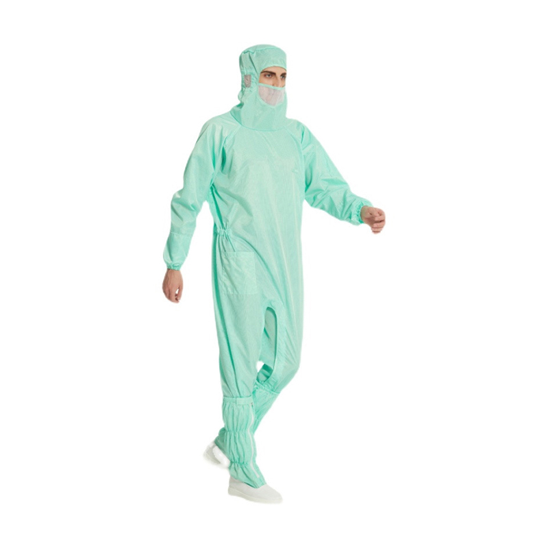 Proti statickému žabke s kapucňou kombinézy